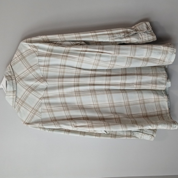 Levi's Long Sleeve Plaid Button Down Shirt Womens XL Western Chores Cowgirl - Picture 3 of 3